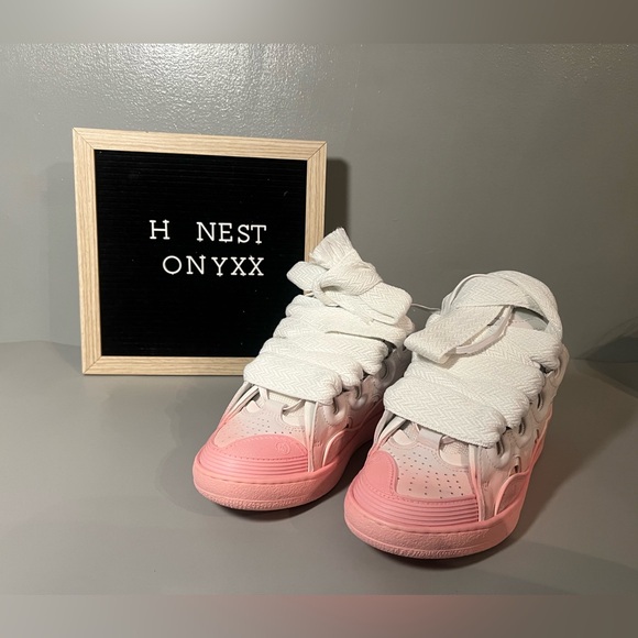 LANVIN
Leather Curb Sneakers Sz 37EU - Picture 7 of 14